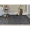 Homeroots 60 x 84 in. Grey or Black Wool Rug 374735 - alternate 2